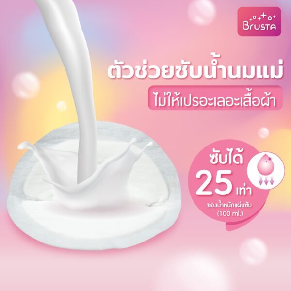 Brusta MagicDry Wonder Pads แผ่นซับน้ำนมแบบใช้แล้วทิ้ง